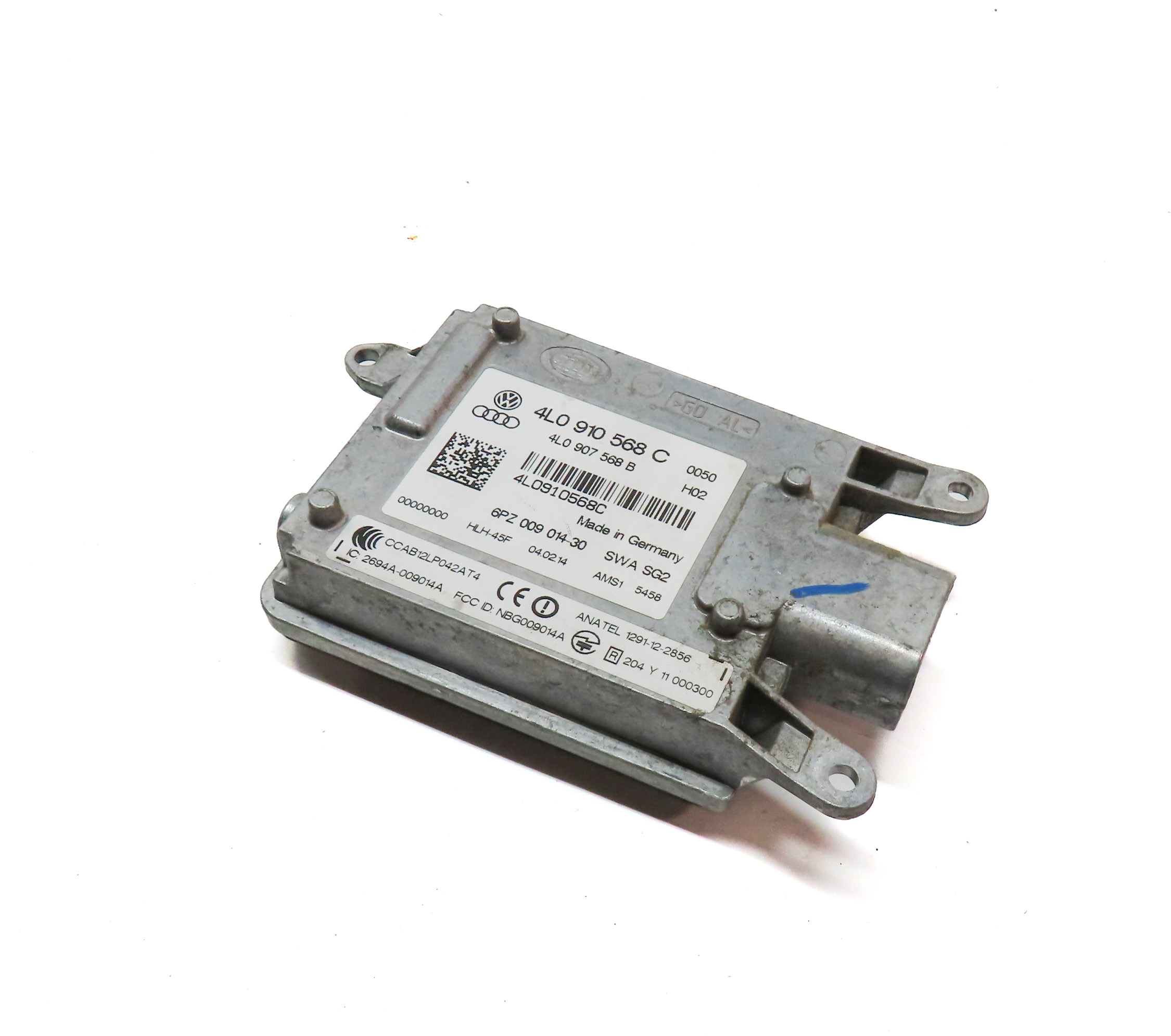 2013-2017 AUDI Q7 (4L 4M) REAR LEFT DRIVER LANE CHANGE BLIND SPOT MODULE (SLAVE) — exact item pictured